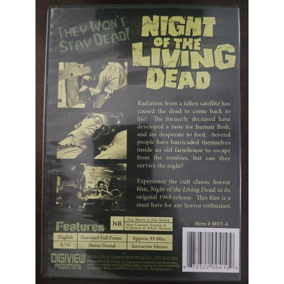 Night Of The Living Dead - DVD - George A. Romeros - Picture 2 of 2